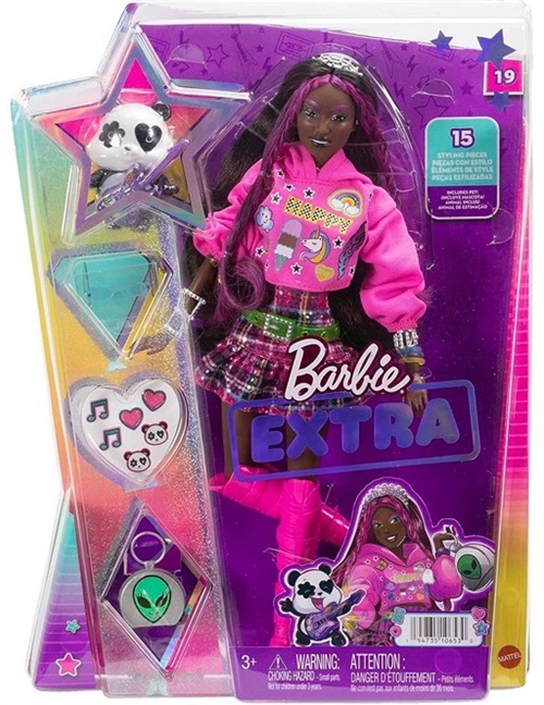 Barbie Extra dukker # 19, Barbie styling dukke med panda